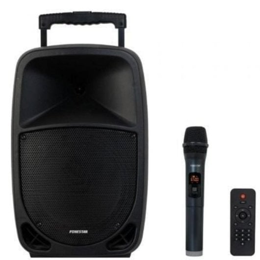 Altavoces Fonestar MALIBU-310 Portátiles Bluetooth 100W con micrófono UHF y trolley