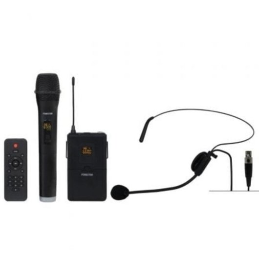 Altavoces Fonestar MALIBU-312 Portátiles Bluetooth 250W 2 micrófonos Karaoke Batería Trolley