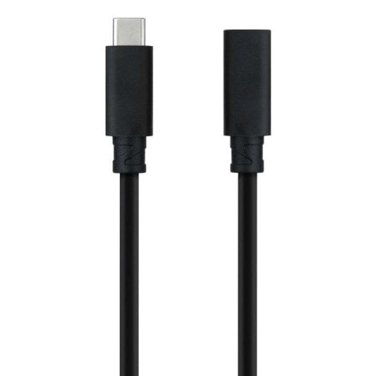 Cavo Prolunga USB-C Nanocable 10.01.4501 1m 3.2 Gen2x2 20Gbps 100W 4K60Hz Nero