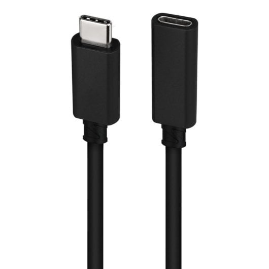 Cable Prolongateur USB-C Nanocable 10.01.4501 1m 20Gbps 100W Noir