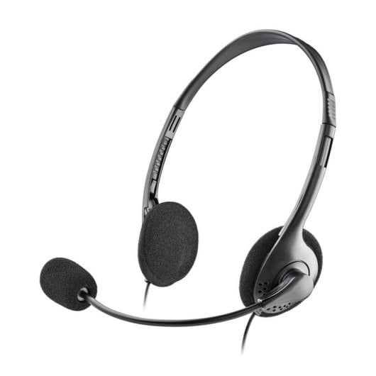 Auriculares NGS con cable, micrófono, control de volumen, jack 3.5mm, negros