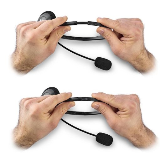 Auriculares NGS con cable, micrófono, control de volumen, jack 3.5mm, negros