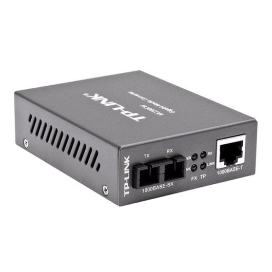 Convertidor de Medios TP-Link MC200CM Gigabit SC Multimodo 550m RJ45 Alámbrico Negro