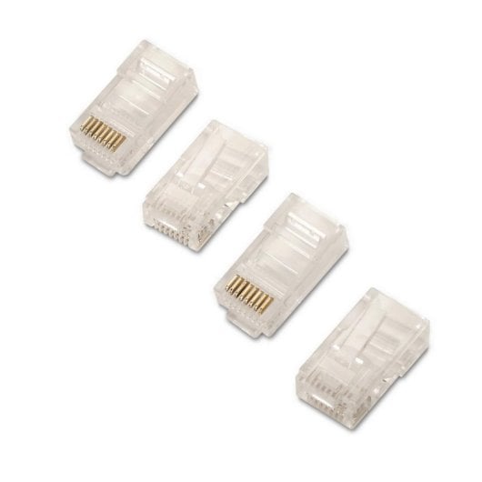 Conector RJ45 AISENS A138-0291 Cat5e UTP Transparente 8 Contactos 50 Unidades