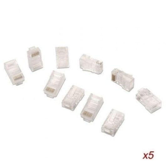 Conector RJ45 AISENS A138-0291 Cat5e UTP Transparente 8 Contactos 50 Unidades