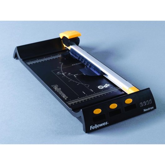Papierschneider Fellowes Neutron A4/120 10 Blatt 32 cm Metall Kunststoff SofortschnittPapierschneider Fellowes Neutron A4/120 10 Blatt 32 cm Metall Kunststoff Sofortschnitt