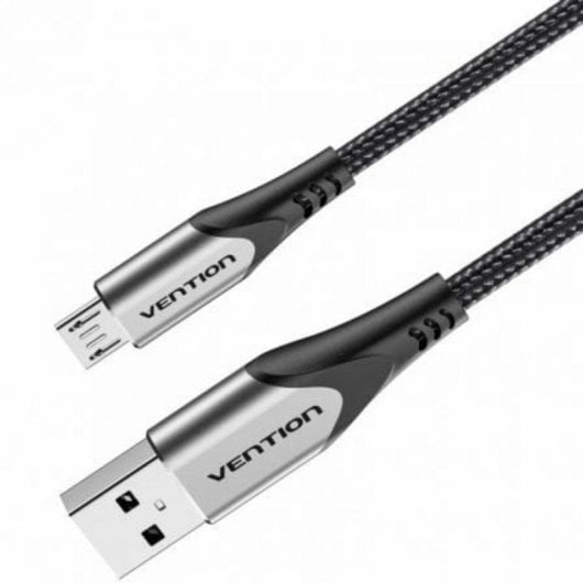 Cable USB 2.0 Vention COAHH microUSB reversible 2m 3A 480Mbps gris
