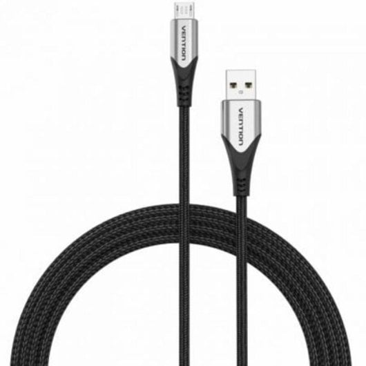 Cable USB 2.0 Vention COAHH microUSB reversible 2m 3A 480Mbps gris