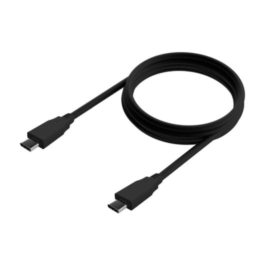 Cable USB-C AISENS A107-0702 1m 3.2 Gen2x2 20Gbps 100W 5A E-Marker Negro 8K@30Hz