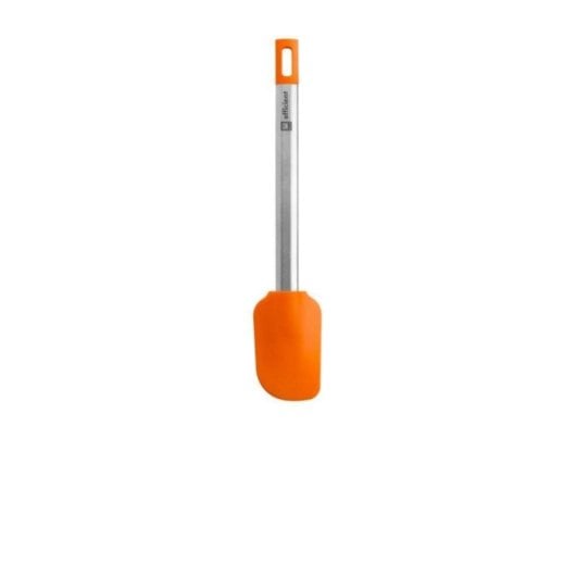 Espátula de cocina BRA Efficient A195006 Naranja 27,5 cm Nylon Silicona Mango Acero Inoxidable Alta Resistencia