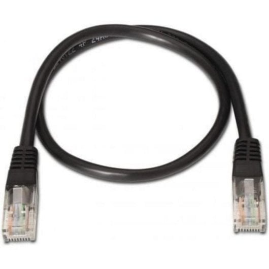 Cabo de Rede AISENS A135-0259 Cat.6 UTP AWG24 2m Preto Contatos Ouro