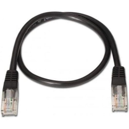 Cabo de Rede Aisens A135-0259 Cat.6 UTP 2m Preto RJ45 Ouro