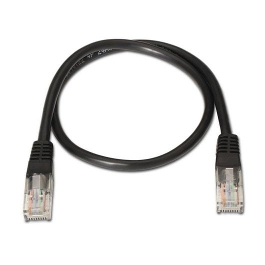 Cabo de Rede Aisens A135-0259 Cat.6 UTP 2m Preto RJ45 Ouro