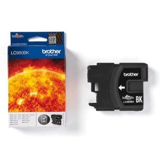 Cartuccia Inchiostro Brother LC980BK Nero 300 Pagine Pack Singolo Cartuccia Inchiostro Brother LC980BK Nero 300 Pagine Pack Singolo