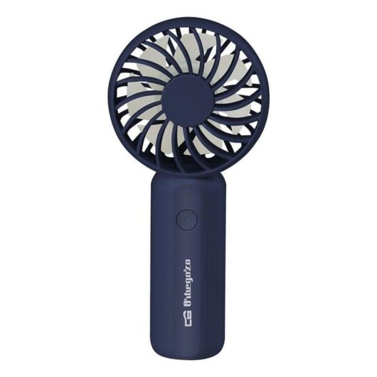 Mini Ventoinha Portátil Orbegozo HF 2100 Azul 3 Velocidades 1200mAh USB-C Ultraligeira