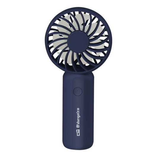 Mini Ventoinha Portátil Orbegozo HF 2100 Azul 3 Velocidades 1200mAh USB-C Ultraligeira