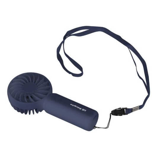 Mini Ventoinha Portátil Orbegozo HF 2100 Azul 3 Velocidades 1200mAh USB-C Ultraligeira