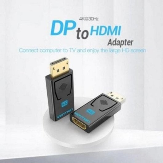 HDMI Adapter Vention HBPB0 DisplayPort auf HDMI 4K@30Hz ABS CH7530A Plug and Play HDMI Adapter Vention HBPB0 DisplayPort auf HDMI 4K@30Hz ABS CH7530A Plug and Play