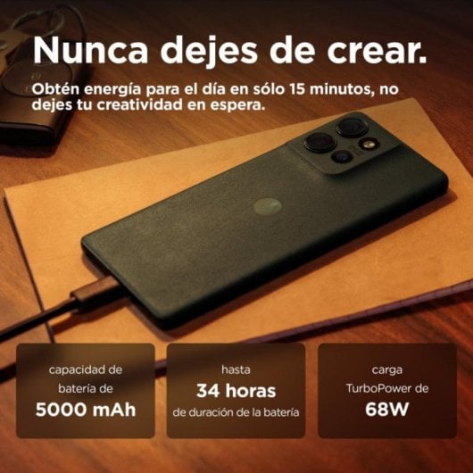 Smartphone Motorola edge 50 12GB 512GB 50MP Android 14 Verde