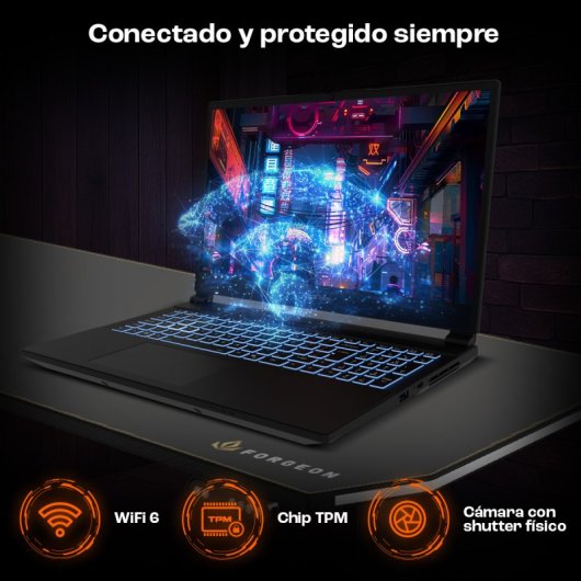 PcCom Revolt 5050 AMD Ryzen 7 260/16GB/1TB SSD/RTX 5050/15.6" + Windows 11
