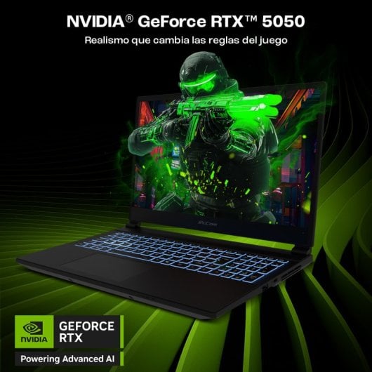 PcCom Revolt 5050 AMD Ryzen 7 260/16GB/1TB SSD/RTX 5050/15.6" + Windows 11