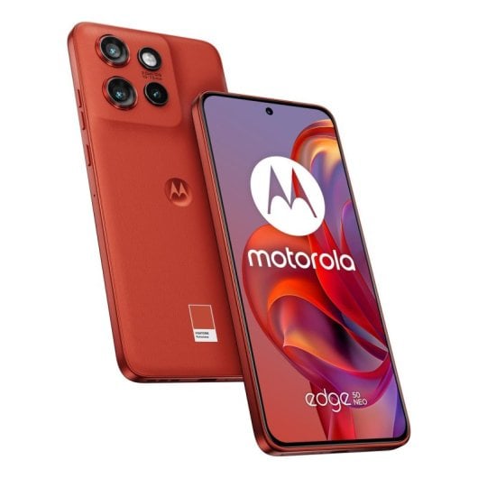 Smartphone Motorola Edge 50 Neo 12GB 512GB Rojo PANTONE 5G pOLED 6.36" HDR IP68