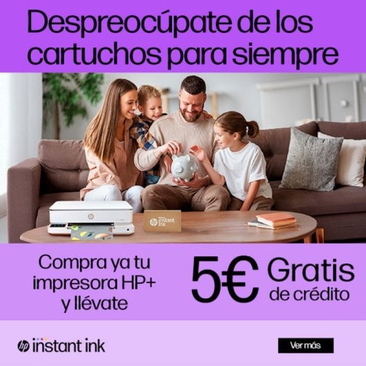 HP INSTANT INK: 5EUR de Crédito Gratis
