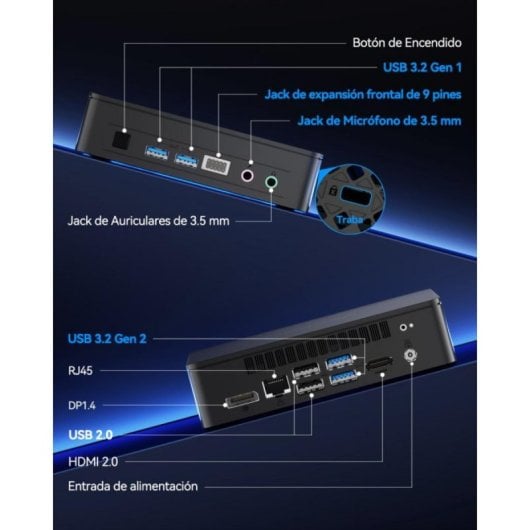 Mini-PC GEEKOM Air12 Lite Intel Alder Lake-N100 16GB DDR4 512GB SSD Windows 11 Pro