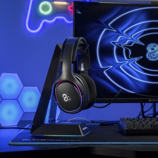 Newskill Aton V2 Black Auriculares Gaming Inalámbricos RGB Bluetooth 5.0 Multiplataforma Negros