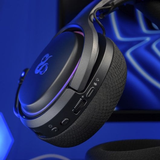 Newskill Aton V2 Black Auriculares Gaming Inalámbricos RGB Bluetooth 5.0 Multiplataforma Negros