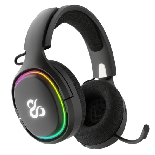 Newskill Aton V2 Black Auriculares Gaming Inalámbricos RGB Bluetooth 5.0 Multiplataforma Negros