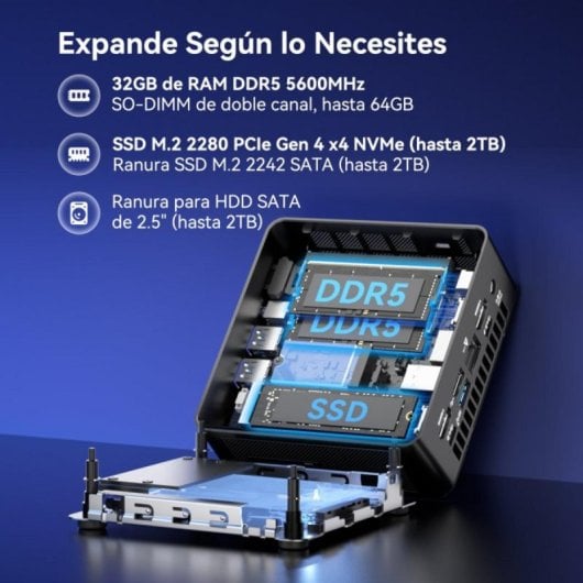Mini-PC GEEKOM IT15 Intel Core Ultra 5 225H 32GB DDR5 1TB SSD Mini-PC GEEKOM IT15 Intel Core Ultra 5 225H 32GB DDR5 1TB SSD