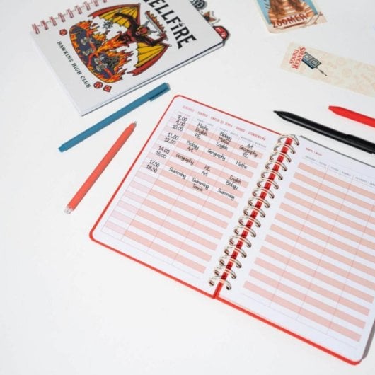Agenda Scolaire A5 Tapa Dura 12 Mois 178 Pages Multilingue