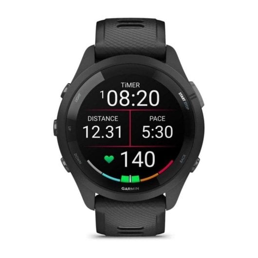 Garmin Forerunner 265S WiFi Bluetooth GPS 42mm AMOLED Schwarz Silikon M Pulsuhr SpO2