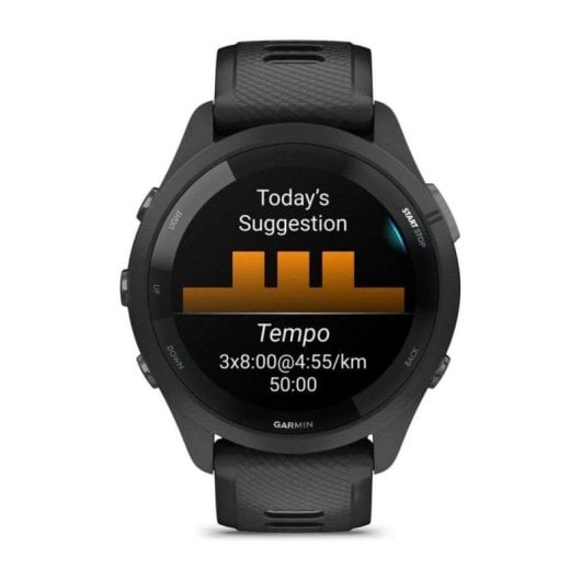 Garmin Forerunner 265S WiFi Bluetooth GPS 42mm AMOLED Schwarz Silikon M Pulsuhr SpO2