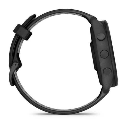 Garmin Forerunner 265 46mm Bisel y carcasa en negro con correa de silicona en negro/gris