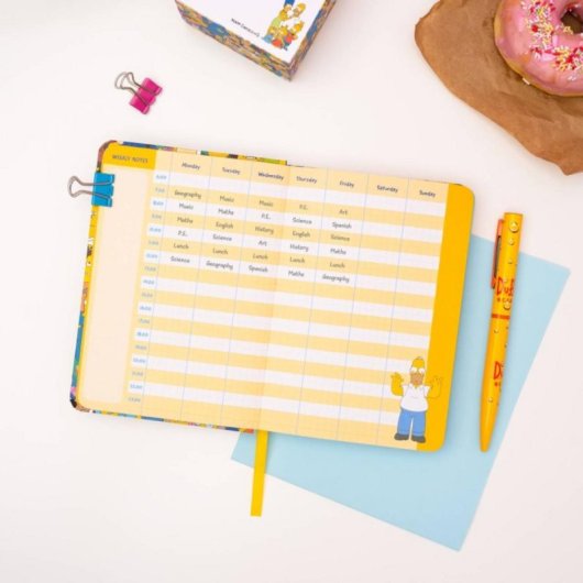 Agenda escolar A6 Tapa dura 17 meses Interior personalizado 248 páginas inglés
