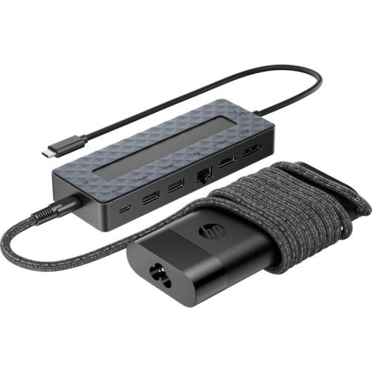 Universal USB-C Hub HP 7 Ports Dual 4K HDMI DisplayPort USB-C Kabel Universal USB-C Hub HP 7 Ports Dual 4K HDMI DisplayPort USB-C Kabel