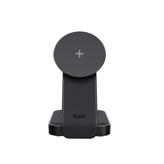 Cargador inalámbrico Trust Viro 3 en 1 MagSafe Apple Watch Airpods Plegable LED
