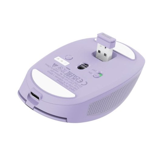 Souris Trust Ozaa sans fil Bluetooth 3200 DPI compacte avec batterie rechargeable