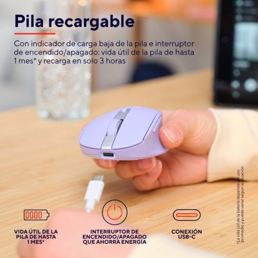Souris Trust Ozaa sans fil Bluetooth 3200 DPI compacte avec batterie rechargeable