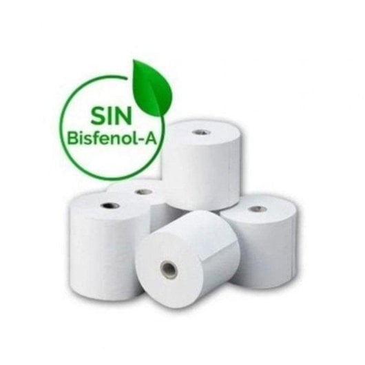 Rolo de Papel Térmico Genérico 80x80mm BPA Free Caixa 48 Unidades