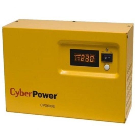 CyberPower CPS600E-DE UPS 600VA de Chumbo Ácido, Onda Sinusoidal Pura/Simulada, LCD, Proteção Contra Sobrecargas