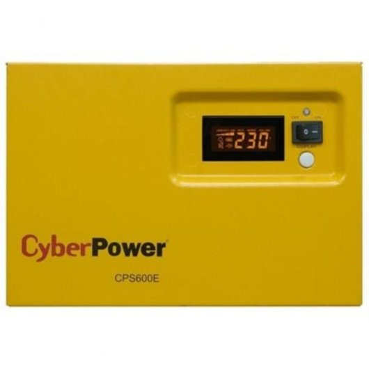 CyberPower CPS600E-DE UPS 600VA de Chumbo Ácido, Onda Sinusoidal Pura/Simulada, LCD, Proteção Contra Sobrecargas