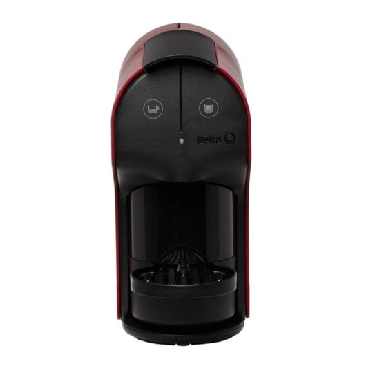 Cafetera Automática Delta Q Quick 0,8L 19 bares multibebidas Rojo con volumen programable
