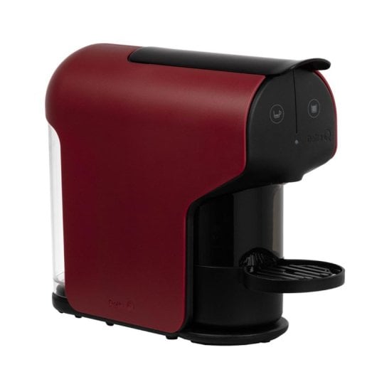 Cafetera Automática Delta Q Quick 0,8L 19 bares multibebidas Rojo con volumen programable