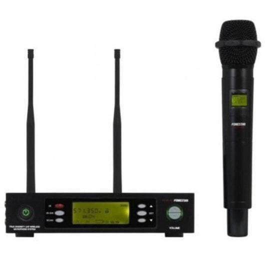 Microfono Wireless MSH-887-570 UHF Condensatore Unidirezionale con Ricevitore True Diversity