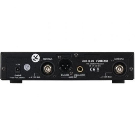Microfono Wireless MSH-887-570 UHF Condensatore Unidirezionale con Ricevitore True Diversity