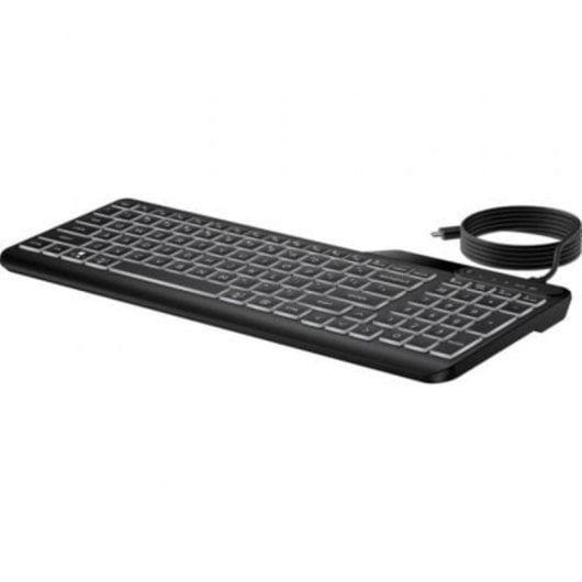 Clavier USB rétroéclairé HP 405 Multidispositif Noir