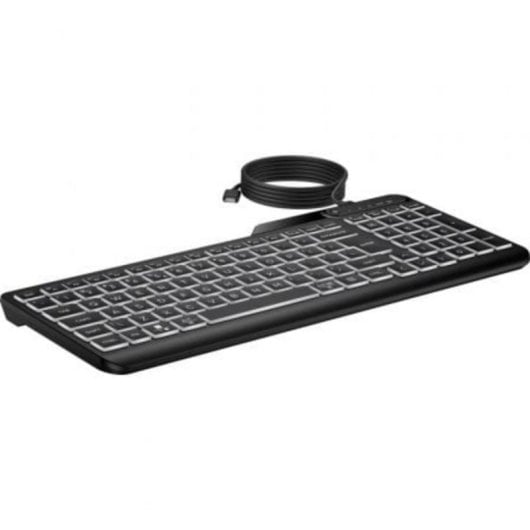 Clavier USB rétroéclairé HP 405 Multidispositif Noir